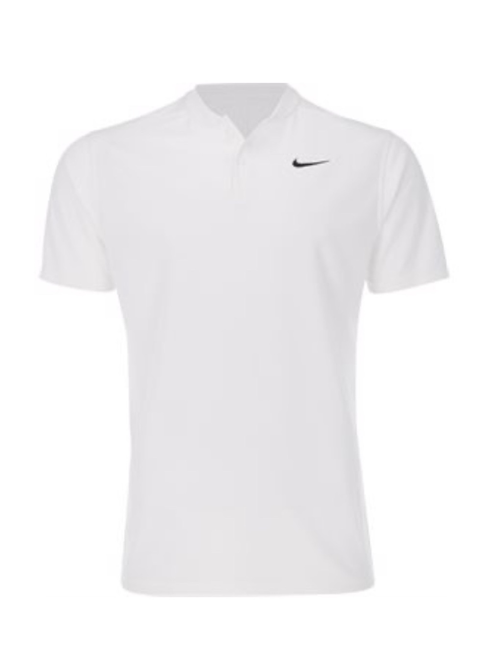 Nike Dri-FIT Victory Men's Blade Collar Golf Polo Shirt DH0838-100 white black